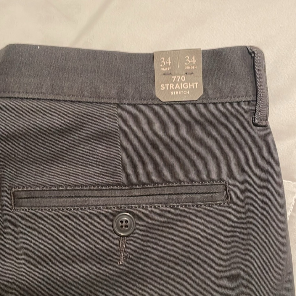 J. Crew 770 Straight Stretch Gray Chinos - Picture 9 of 10